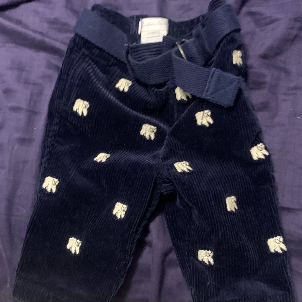 Ralph Lauren baby 3 months black corduroy pants